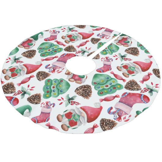 Kant-kerstontwerp Kerstboom Rok (Gekanteld)