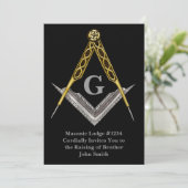 Kant met handtekening en kompas kaart (Staand voorkant)