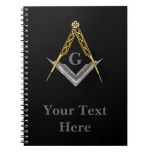 Kant met handtekening en kompas notitieboek