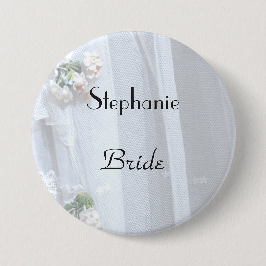  kant, naam, bride Grote Pijn van de Button (Voorkant)