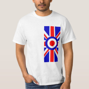 Kant op Unievlag met standaard doel T-shirt