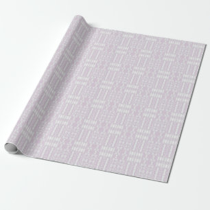 Kant over lavendel roze  Bruids Huwelijk Cadeaupapier