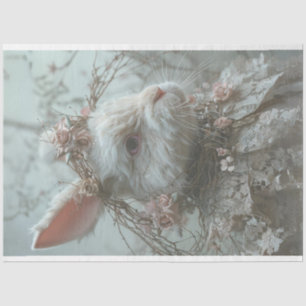  kant paaskonijn decoupage tissuepapier