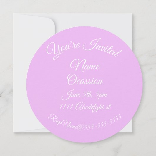 Kant patroon gradiënt roze goud paarse kaart (Achterkant)