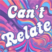 Kant Relate Roze Kleuren Sticker (Voorkant)