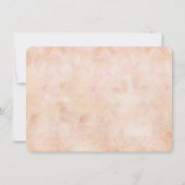  kant Rozen oud papier bruiloft opslaan van de dat Save The Date (Achterkant)