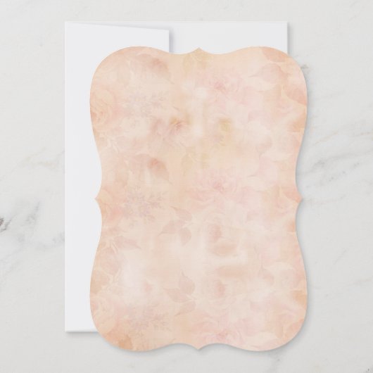 kant Rozen oude papier afstuderen partij Kaart (Achterkant)