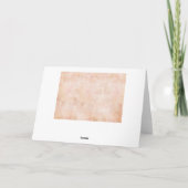 Kant Rozen Oude Papier Trouwen Dank u Bedankkaart (Achterkant)