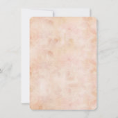  kant Rozen oude papieren pensioenfeest Kaart (Achterkant)