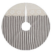 Kant stof textiel textuur, achtergrond patroon. kerstboom rok (Voorkant)