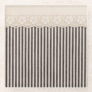 Kant stof textuur textuur, achtergrondpatroon. glazen onderzetter