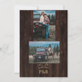 Kant touw we hebben de knoop vastgemaakt zonnebloe kaart (Achterkant)