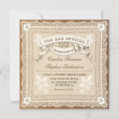 kant typografische bruiloft uitnodigingen (Voorkant)