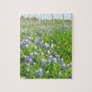 Kant van de weg Bluebonnets Legpuzzel