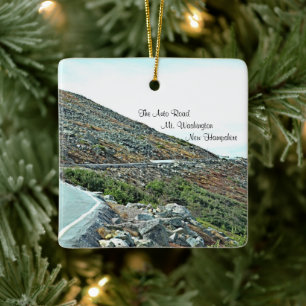 Kant van het Ornament van Mt. Washington