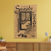 Kant van het topvlak canvas afdruk (Insitu (Woonkamer))