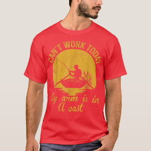 Kant-werk vandaag mijn arm is een Geviste vader T-shirt