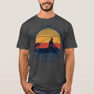 Kant-werk vandaag mijn arm is in een gegoten schi t-shirt