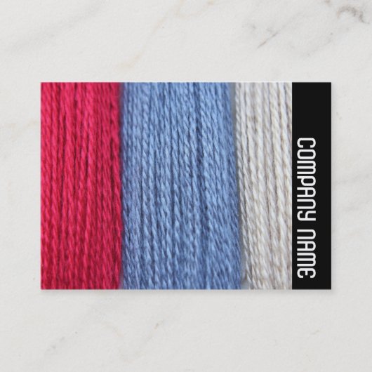 Kant zijband - donkerder thread visitekaartje (Voorkant)