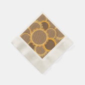 Kant Zonnebloemen Herfst Party Cocktail servetten (Hoek)