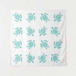 Kantaarn Aqua Blue Zee Wandkleed