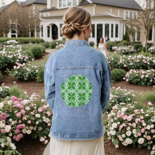 Kantblad Droom Denim Jacket (Huwelijk Achterkant)
