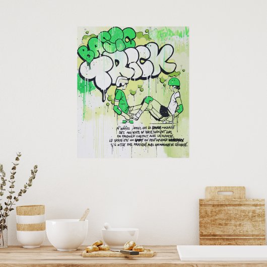 Kantel 'Basic Trick'-afdrukken Poster (Keuken)