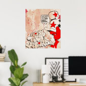 Kantel "Cheech"-afdrukken Poster (Thuiskantoor)