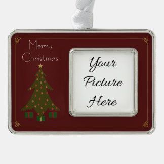 Kantel kerstversiering Lijst Verzilverd Kader Ornament