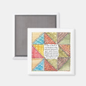 Kantel ontwerp op een koelkast magneet (Voorkant / Achterkant)