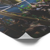 Kantelbaar magisch bos poster (Hoek)