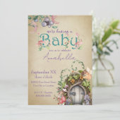 Kantelbare boerentuin op vette perkament kaart (Staand voorkant)