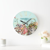 Kantelbare bostuin deur op Blauwgroen Grote Klok (Huis)