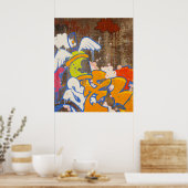 Kantelbare "vliegbare kan" afdrukken poster (Keuken)