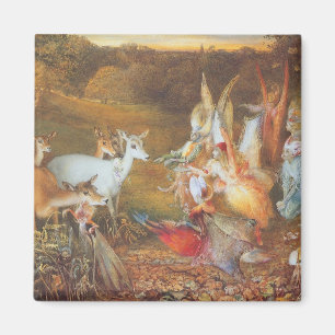 Kantelend bos door kunstenaar John Anster Fitzgera Magneet