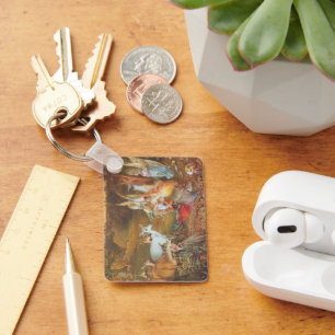 Kantelend bos door kunstenaar John Anster Fitzgera Sleutelhanger