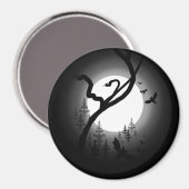 Kantelend nachtbos magneet (Voorkant / Achterkant)