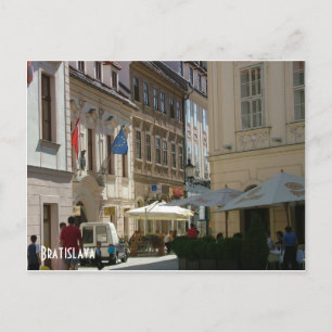 Kantelende hoek in Bratislava Briefkaart