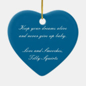 Kantelpijpen: Virtual Drag Queen Keramisch Ornament (Achterkant)