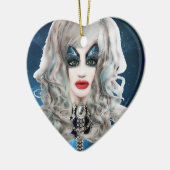 Kantelpijpen: Virtual Drag Queen Keramisch Ornament (Links)