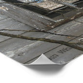 Kantelpunt in het venster Barn Poster (Hoek)