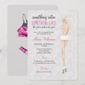 Kanten bruid in slipjes Lingerie Douche Kaart (Voorkant / Achterkant)