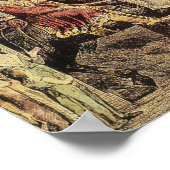 Kanterbury Pilgrims van Chaucer Poster (Hoek)