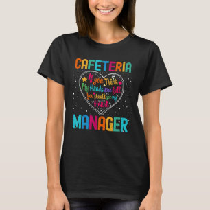 Kantinebeheerder Waarderingsweek Terug naar school T-shirt