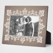 kantkunst plaque fotoplaat (Zijkant)