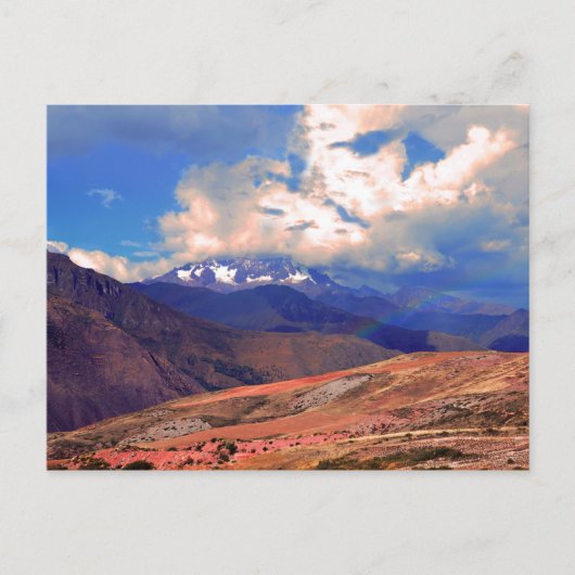 Kanton-boeg, Andes-bergen, Peru Briefkaart (Voorkant)