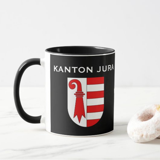 Kanton Jura, Suisse Mug de café (Avec donut)