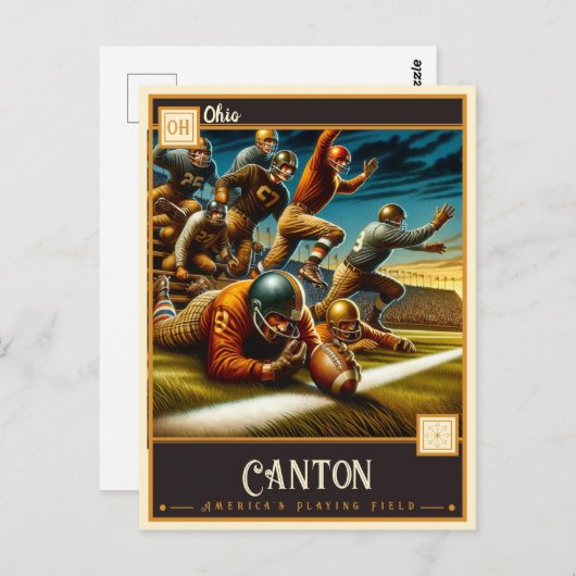 Kanton, Ohio |  Briefkaart (Voorkant / Achterkant)