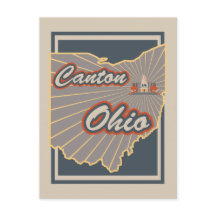 Kanton Ohio Briefkaart - Travel Briefkaart v2