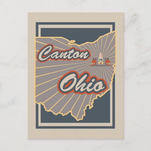 Kanton Ohio Briefkaart - Travel Briefkaart v2 (Voorkant)